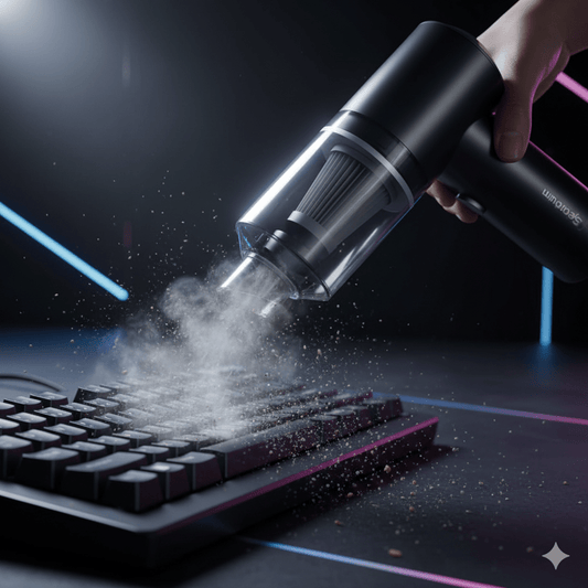 Laptop & Electronics Cleaning using Spectroum Portable Air Duster – On - Site/Remote by Spectroum