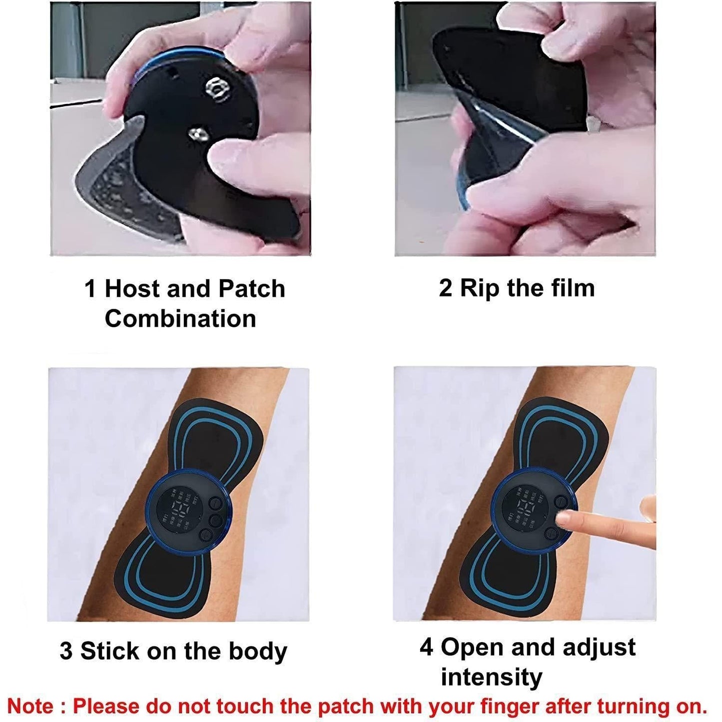 Mini Rechargeable Massager – 8 Modes, 19 Strengths | Pain Relief for Shoulder, Back, Legs & Arms by Spectroum