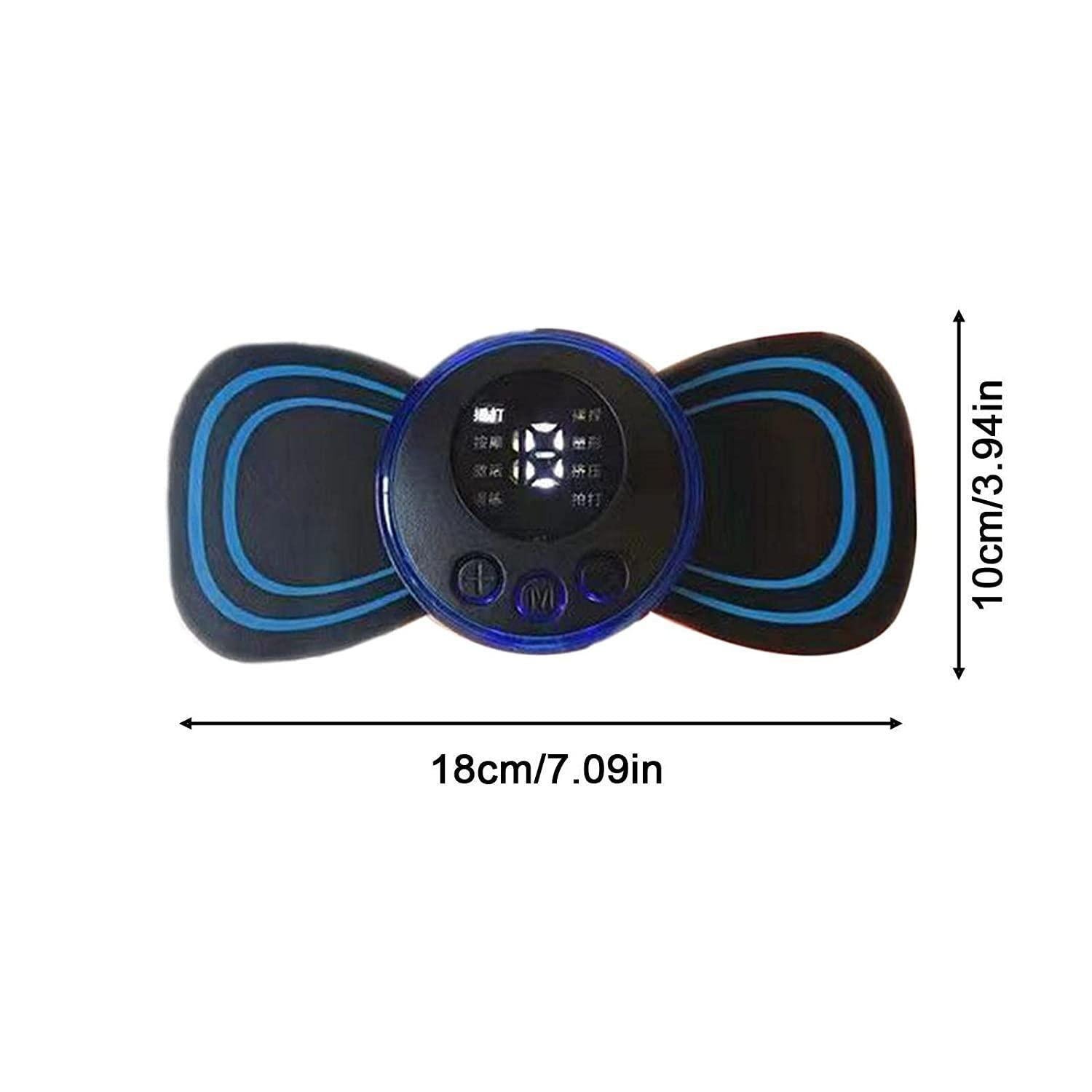 Mini Rechargeable Massager – 8 Modes, 19 Strengths | Pain Relief for Shoulder, Back, Legs & Arms by Spectroum