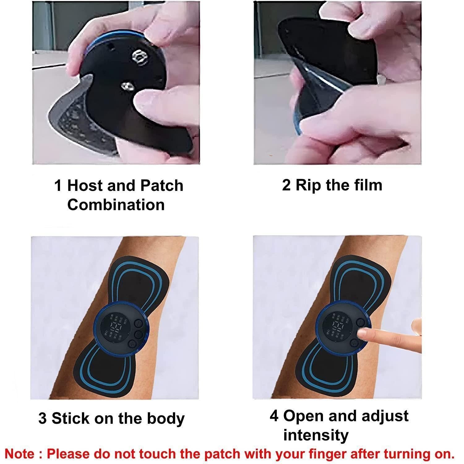 Mini Rechargeable Massager – 8 Modes, 19 Strengths | Pain Relief for Shoulder, Back, Legs & Arms by Spectroum